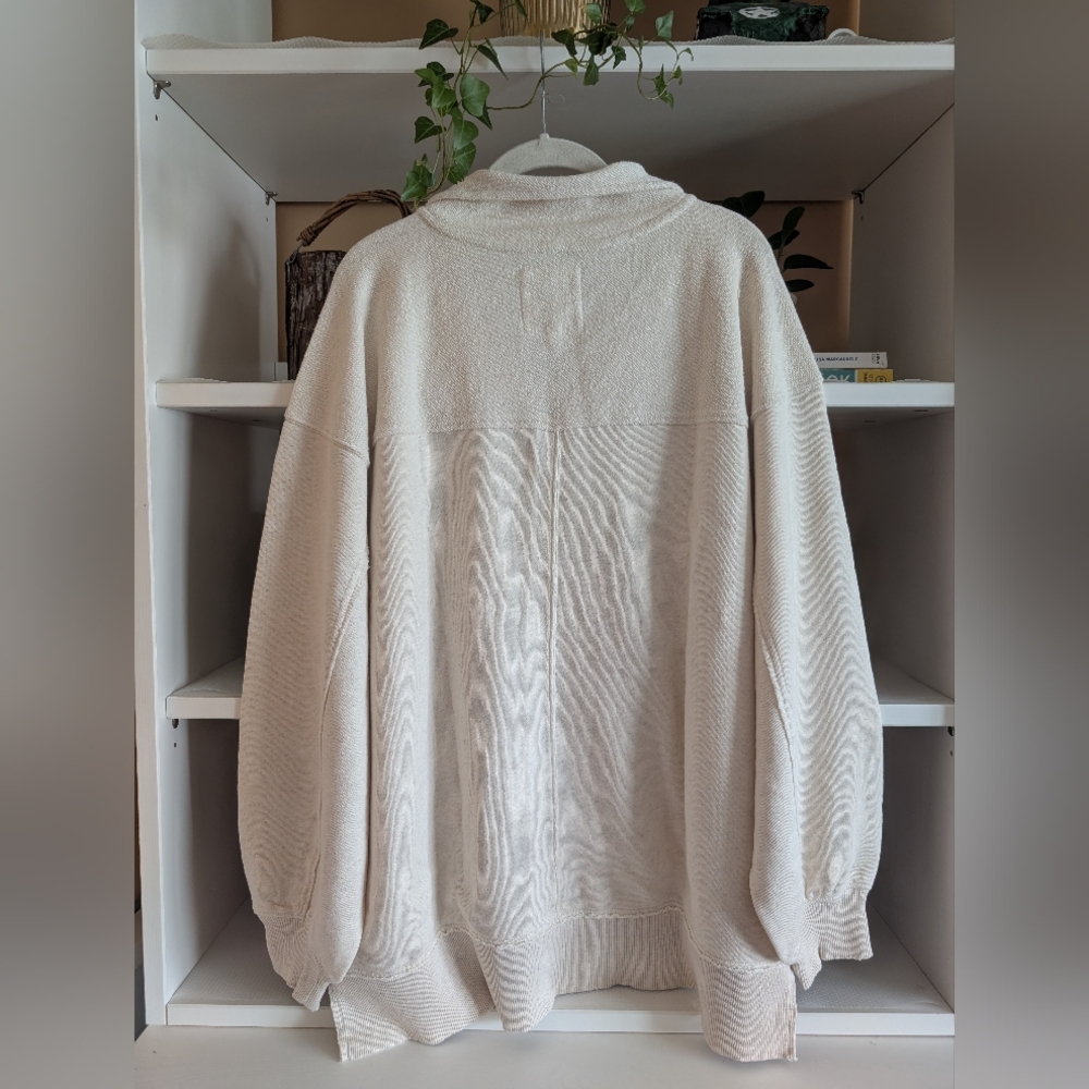 Aerie Starry Skies Open Neck Sweatshirt - Picture 2 of 3
